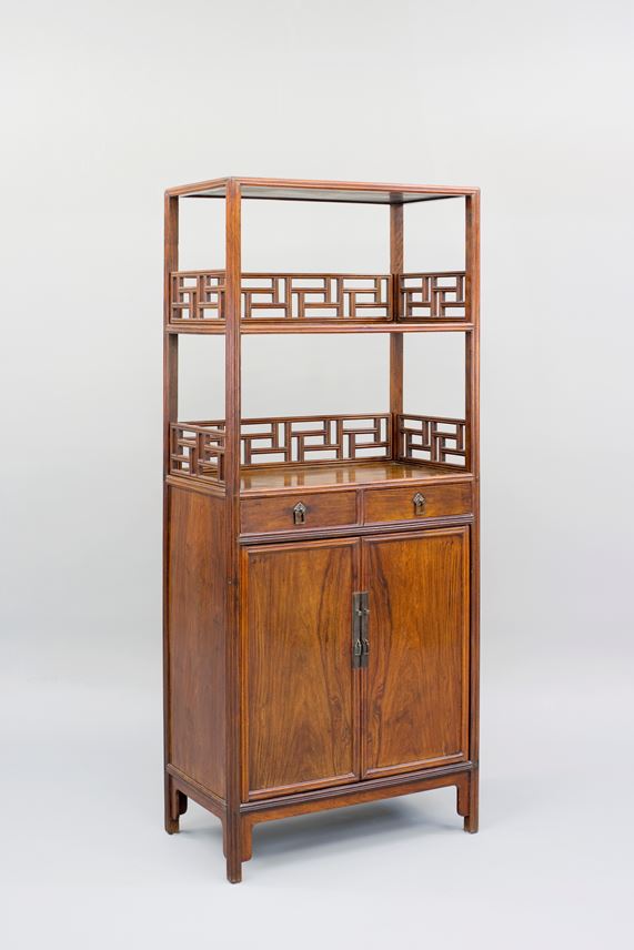 A Huanghuali Wood Book Cabinet | MasterArt